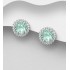 Boucles d'oreilles argent 925 Rhodié ornées de divers diamants simulés CZ colorés